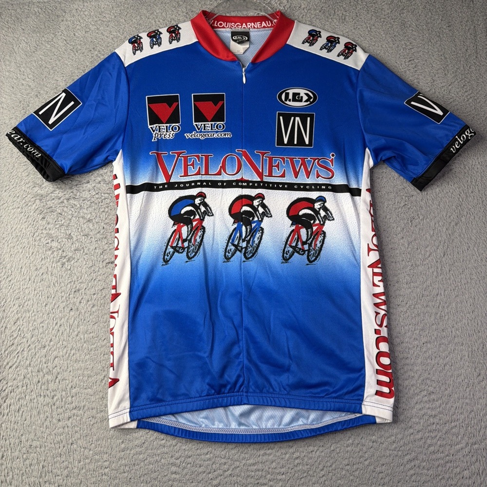 Vintage Louis Garneau VeloNews cycling jersey L  New without tags